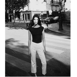 Zara POLKA DOT MINI FLARE PANTS